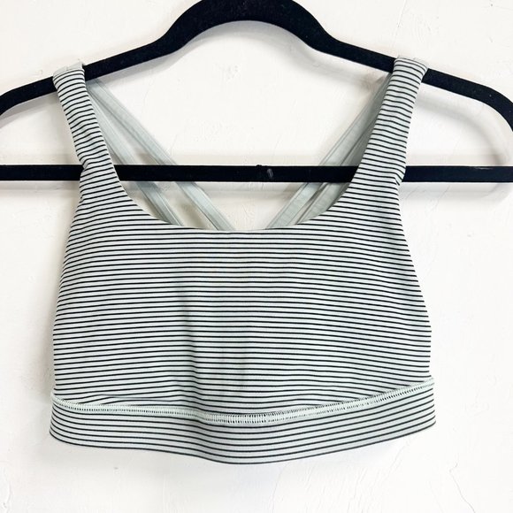 lululemon athletica Other - Lululemon Green Cross Back Sports Bra Women's Size 6